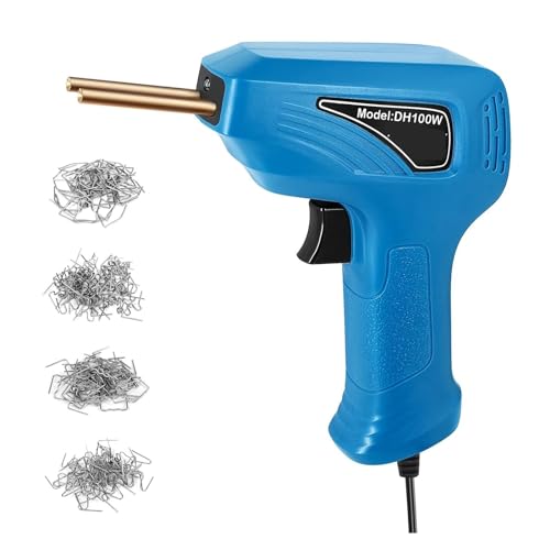 Pistola De Soldar De Plástico De Segunda Generación, 100W, Plantación De Clavos, Soldadura De Grietas, Corte Térmico, Calentamiento Rápido FáCil De Usar(Blue)