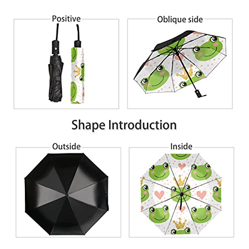 Parapluie grenouille automatique et robuste pour affronter le vent - 2
