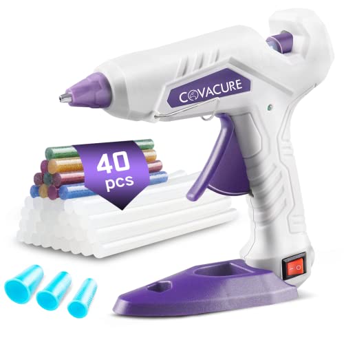 Covacure Hot Glue Gun Kit with 40 PCS Glue Sticks ...
