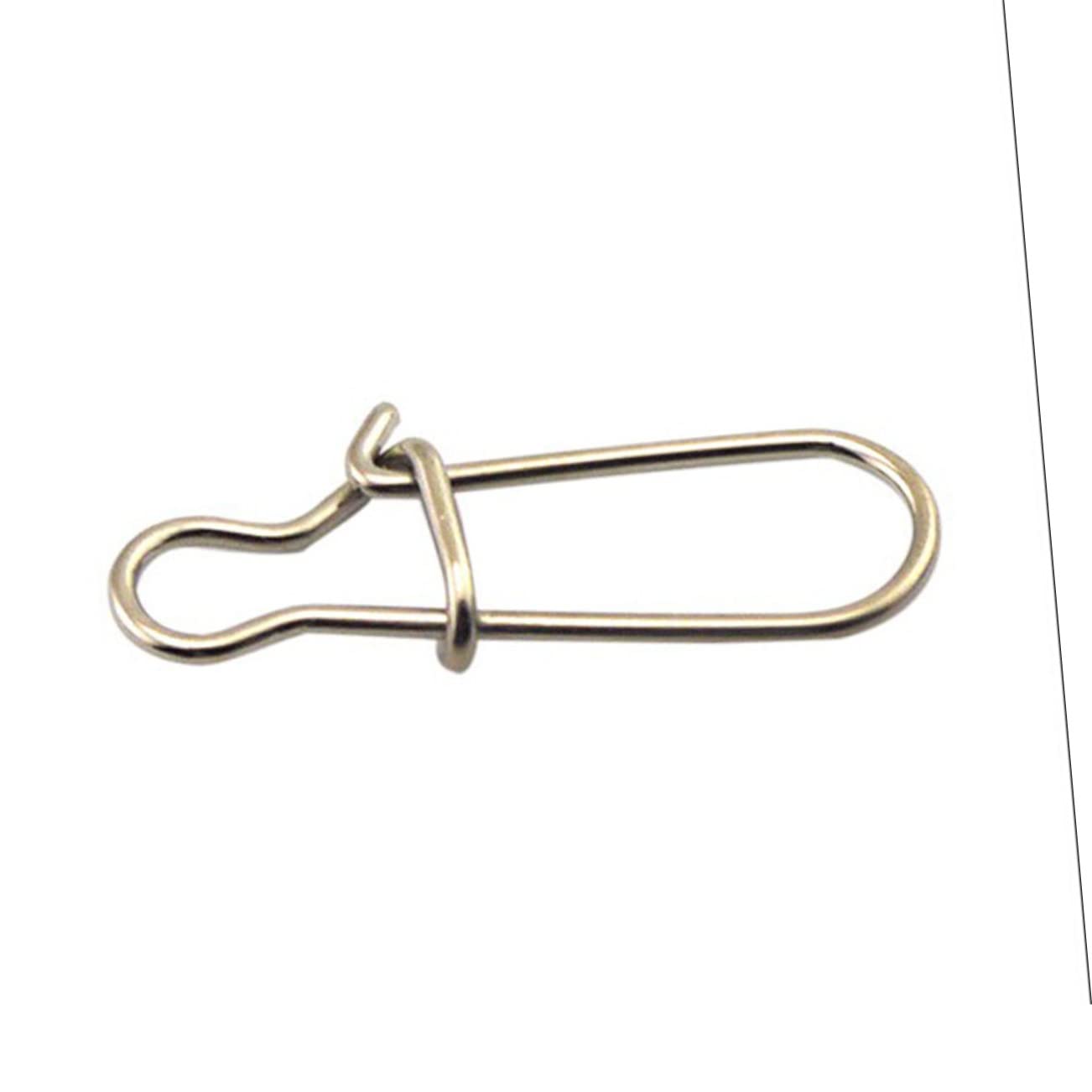 POPETPOP 300 Pièces connecteur de Broche de pêche émerillon de pêche Fermoir de pêche Pieces Fishing goupille connecteur de sécurité pour la pêche connecteur de leurre de pêche palier Pivot