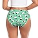 Laprad Women's Pandas Underwear Ladies Bikini Panties Classic Briefs Soft Comfy S