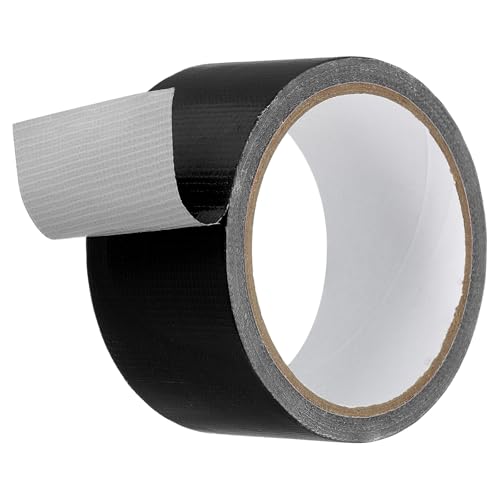 Image of MECCANIXITY RV Awning Repair Tape 2 Inch x 33 Feet, Waterproof Multipurpose Outdoor Repair Patch for Fabric Tarp RV Roof Awning Tent Sail Boat Cover (Black)