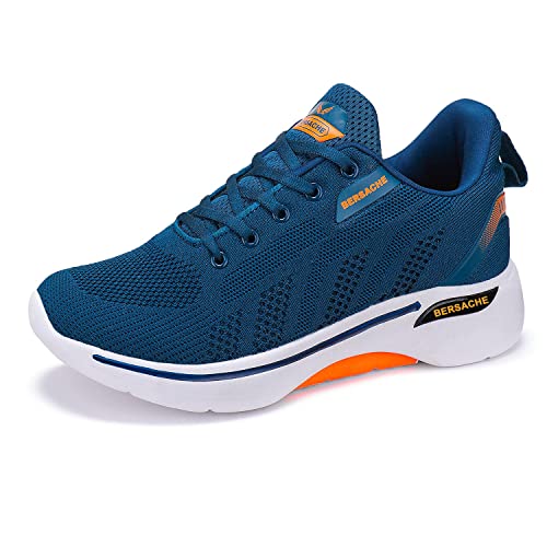 Image of BERSACHE Premium Sports,Gym, Trending, Stylish Running Shoes for Men (Blue)