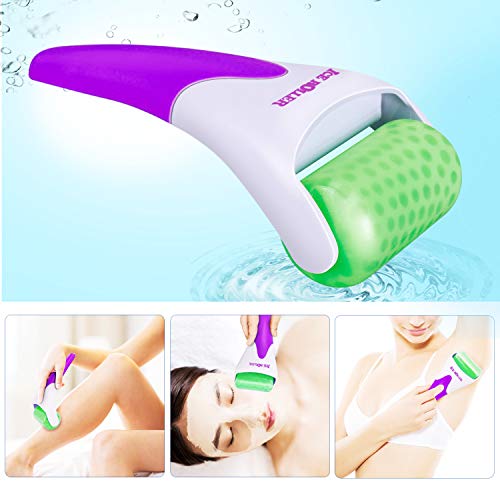 Ice Roller for Face & Eye,Puffiness,Migraine,Pain Relief and Minor Injury,Skin Care Products (Purple) - Thumbnail 6