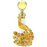 OUNONA 2stüCke Vintage ParfüMflasche Aus Glas NachfüLlbare Flasche FüR Reisen Elegante Leere ParfüMflasche Hochwertige Dekorative Duftflasche Mit Luftdichtem Verschluss