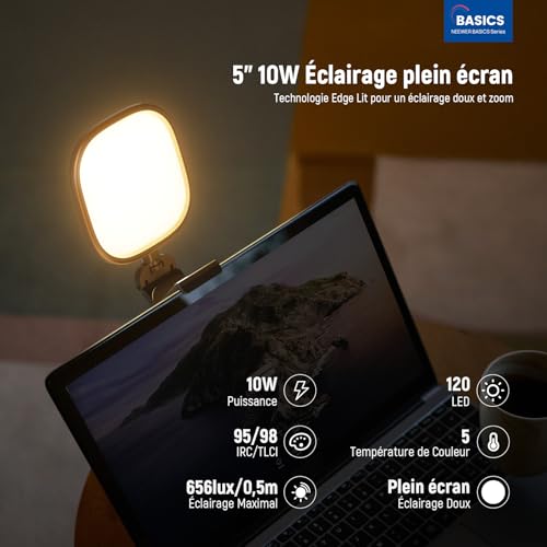 Lampe d'écran LED pour webcam et visioconférence Zoom NL10 - 3