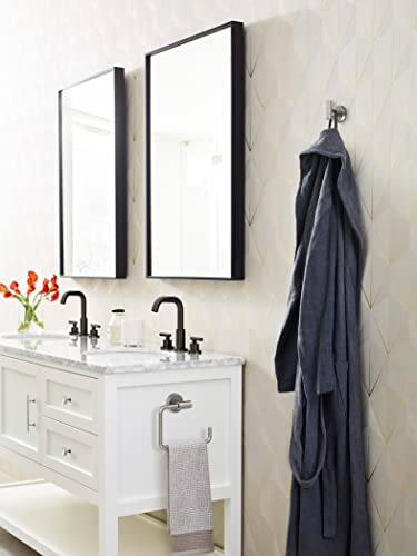 Image of Amerock Arrondi Single Prong Stainless Steel Wall-Mounted Hook