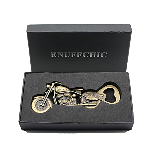 Enuffchic Unique Motorcycle Bar Gift Ideas Beer Bottle Opener For Men Dad Boyfriend Bartender #TOP4