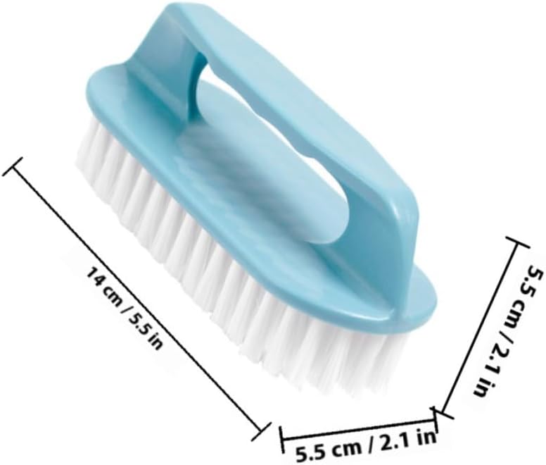 ibasenice Soft Bristle Shoe Cleaning Brush 3pcs, Multi-Color Household Scrub Brush Set with Comfortable Grip for Sneakers and Clothes Cleaning