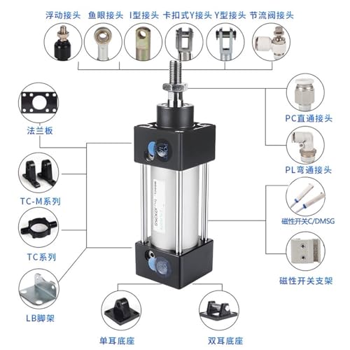 Cylindre standard SC63 pour l'activation des bras de robots - 3