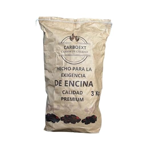 Carbon Vegetal Barbacoa Carbon Barbacoa Carbón 100% Sin Humo Ni Aditivos Carbón Vegetal De Encina Premium Ideal Sin Humo Barbacoa Restaurantes Barbacoas Familiares o Asadores Ecologico Saco de 3KgApx