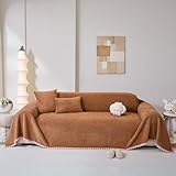 YYAJUE Sherpa Fleece Sofa...