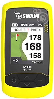 Izzo Swami 6000 Handheld Golf GPS Water-Resistant Color Display With 38,000 Course Maps & Scorekeeper