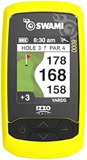 Izzo Swami 6000 Handheld Golf GPS Water-Resistant Color Display With 38,000 Course Maps & Scorekeeper