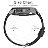 Mastten 22mm Silicone Strap Compatible With Samsung Galaxy Watch 46mm /Galaxy Watch 3 45mm /Gear S3 Frontier/Classic, Soft Silicone Sport Wristband Replacement Straps For Men Women, Black #3