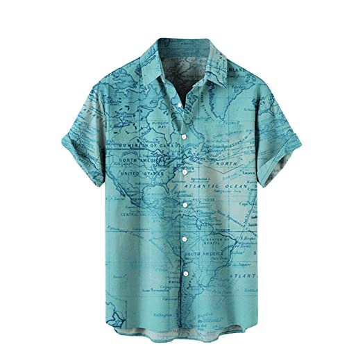 Camisa Manga Corta Hombre Hawaiana, Camisas Blancas Hombre Camisas Hawaianas Hombre Tallas Grandes,...