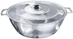 Tacho Alumínio Fundido Polido Industrial Grosso Hotel 28cm 3,5L