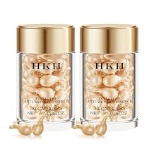 Vitamin C Serum Capsules Set 60 pcs VC for Morning - Anti-Aging & Anti-Wrinkle Skincare Face Serum - Smooth Fine Lines - Moisturize Hydrate & Firm Skin - Travel-Friendly