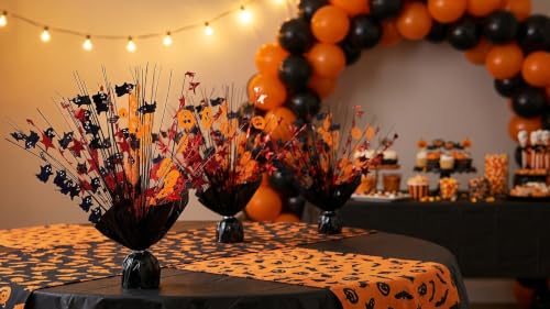 Moretreat 6 Pack Black Orange Halloween Star Spray Centerpiece Table Decor by Moretreat - Used condition - Image 6