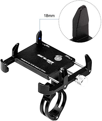 Gub Thick Case Design Bike & Motorcycle Phone Mount Handlebar Holder Adjustable Compatible With Iphone Xr Xs 7S 8 Plus,Compatible With Samsungs7/S6/Note5/4,Any Phones With Thick Phone Case (Black) #TOP1