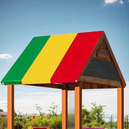 Lona de parque infantil con toldo de techo basculante duradero 4