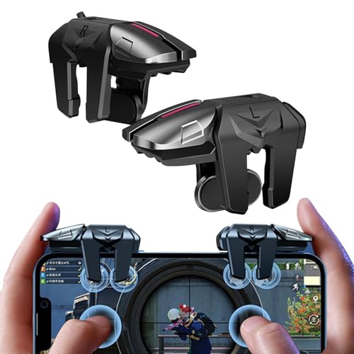 Mobiler Auslöser: Präzisions-Mobil-Spielauslöser, Zubehör für reaktionsschnelle Controller, kompakte Tasten zur Steuerung von Handy-Spielen, Gaming-Controller für Telefs
