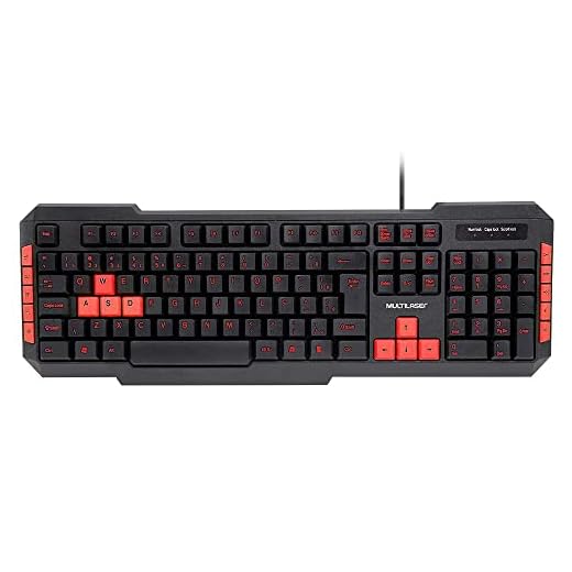 Teclado Gamer Com Hotkeys Multimídia Preto Multi - TC160