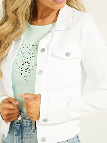 GUESS Women's Essential Sexy Trucker Jacket2