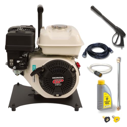 ✦Powered by HONDA ✦ Petrol Pressure Washer 3000 PSI ✦ Petrol Engine Powered High Pressure Ultra Light Jet Sprayer W3000HF ✦ Premium Build Quality Portable Car & Patio Cleaner