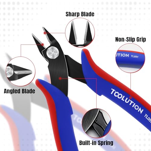 Image of Flush Wire Cutters - Small Diagonal Cut Pliers Snips