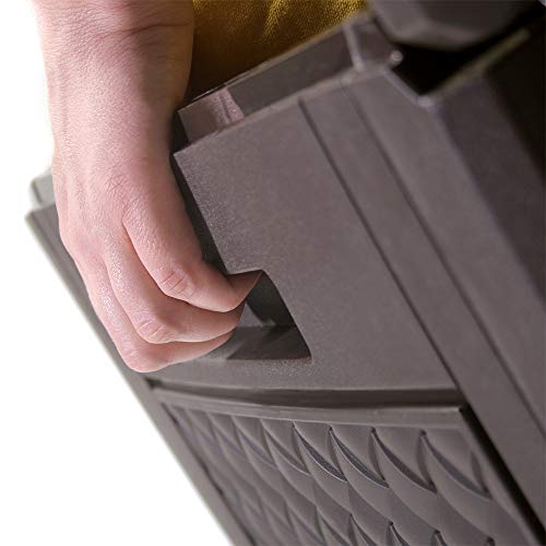 Casaria Auflagenbox 310 Liter Haltegriffe UV-Beständigkeit Rollbar 119x48x60cm Garten Terrasse Balkon Truhe Kissenbox… – Bild 6
