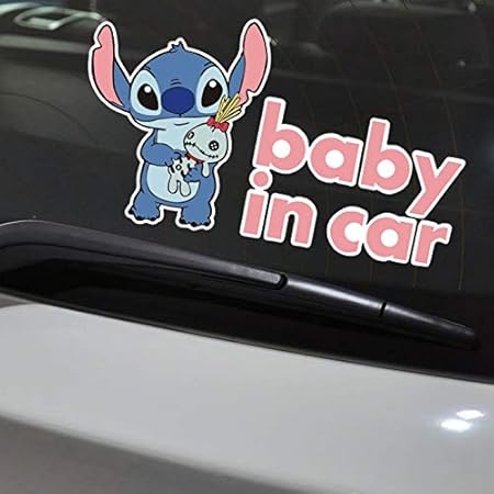 Stickers Pour Voiture 13 Cm X 12 1 Cm Pour Lilo Et Stitch Voiture Camion Pinup Ecran Solaire Adapte Pour Rvsuv Voiture Pare Chocs Fenetre Graffiti Autocollants Amazon Fr Auto Et Moto