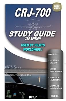 Spiral-bound CRJ-700 Study Guide Book