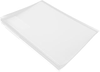 VILLCASE 3 Peças Pasta Pasta Sacos De Folhas Soltas Capa Protetora Fichário Fino Fichário Arquivo A4 Transparente Fichário Bolsa De Folhas Soltas Bolso Fichário A4 Fichário Bolsa De