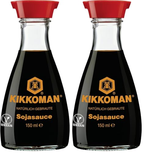 Kikkoman Soja Salsa Dispensador 150 ml (Paquete de 2)