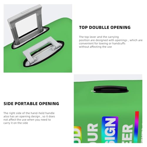 Custom Luggage Cover Customized Elastic Washable Anti-Scratch Suitcase Cover For Travel Business Design Your Name Photo Text LOGO Personalized Suitcase Covers For Luggage4