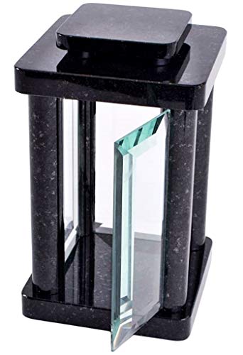 Lampada tombale in granito, stile svedese, luce