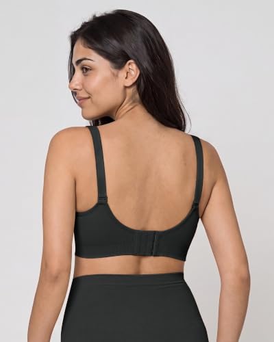Image of Stelle Nursing Bras Maternity Bralette Seamless for Breastfeeding | Removable pads, Soft stretch fabric, One-hand clips, Pregnancy, Postpartum, Everyday comfort
