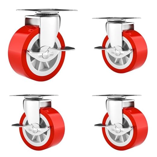 Set of 4 Heavy Duty Caster Wheels