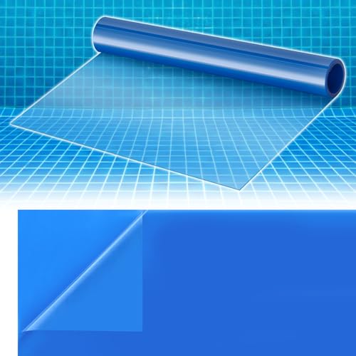 Aulock 13''W x 39''L, High-Viscosity TPU Pool Patch Repair Kit - Underwater Repairing, Self-Adhesive Vinyl Pool Liner Patch Kit for Above Ground Pools, Blue