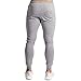 Wangdo Men's Joggers Sweatpants Gym Training Workout Pants Slim Fit with Zipper Pockets(Grey-S)