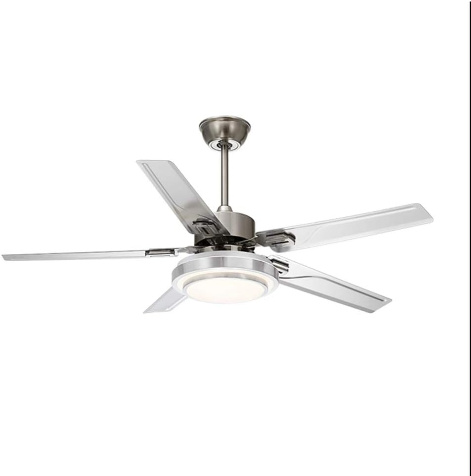 Zyj stores 48 Pulgadas LED luz de Ventilador de Techo Luz de Ventilador de Sala Luz de Ventilador eléctrico Moderno Simple con lámpara de Ventilador de casa (tamaño : 105cm)
