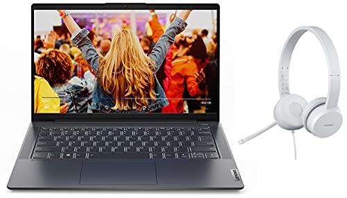 Image of Lenovo IdeaPad Slim 5 AMD Ryzen7 14 inch /35.56 cms FHD IPS Thin & Light Laptop (8GB /512GB SSD /Windows 10 /MS Office /AMD Radeon Graphics /Graphite Grey /1.39Kg), 81YM002TIN 110 Stereo USB-A Headset