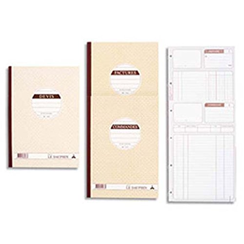 Lot de 5 Manifolds autocopiant bon de livraison 21x21cm 50 feuillets tripli