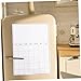 TEHAUX 2pcs Magnetic Erasable Planning Board for Fridge Writable Schedule Organizer Soft Magnetic Message Board Household Calendar for Family Events and Meal Planning