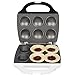 Mini Pie & Quiche Maker- Nonstick Electric Baker Cooks 6 Small Quiches or Pies in Minutes- Dough Cutting Circle Easy Dough Measurement- Better than Tins, Pans- Everyday Baking or Dessert Gift for Her