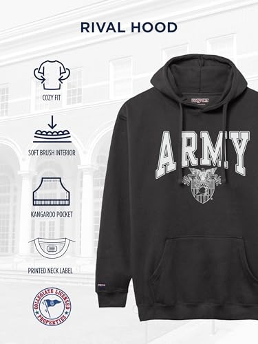 Image of JanSport NCAA Officially Licensed Rival Hoodie, Long Sleeve Unisex Sweatshirt, Cotton-Polyester Blend, Double-Layered Hood