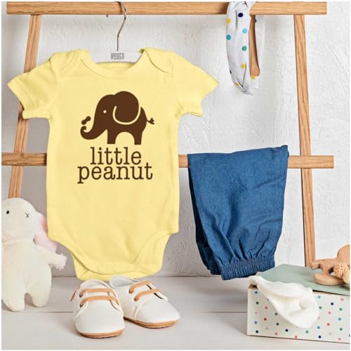 Brisco Brands Little Peanut Cute Lil Elephant Lover Baby Romper Boys or Girls3
