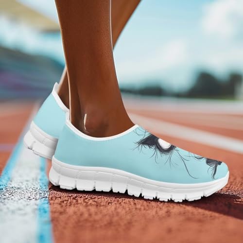 Image of Jeiento Cute Dog Women's Casual Slip On Shoes Loafers Sneakers for Women