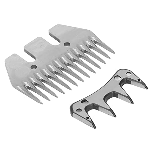 Lame di Ricambio per Cesoie Pecore 13 Denti Acciaio Alto Carbonio 7mm 2 Pezzi